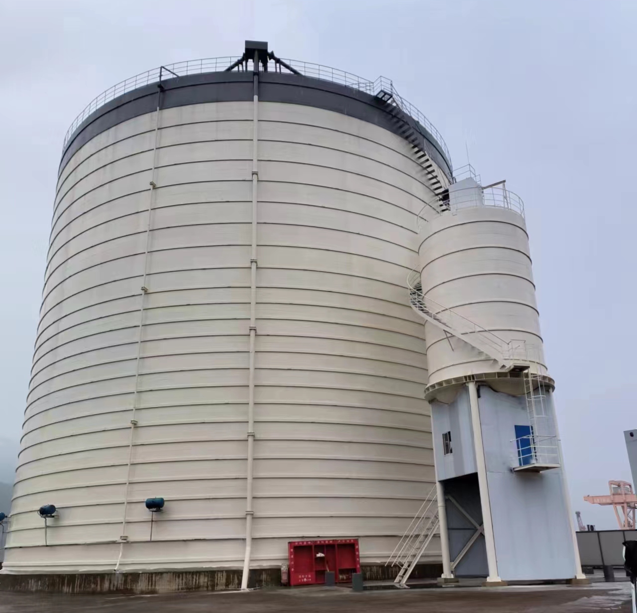 蓝田10万吨水泥钢板库