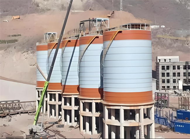 蓝田高架钢板仓