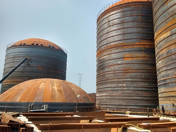 蓝田焦粉钢板仓